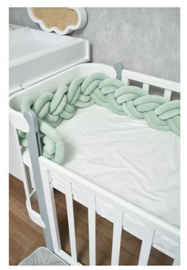 Бампер - косичка Twins 3-х прядна подвійна 260 см 2020K32-260-14, ментол