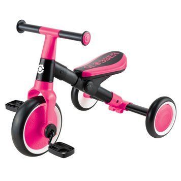 Дитячий велосипед Globber LEARNING TRIKE 2в1 Фуксія