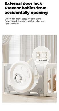 Дитячий манеж трансформер 2 в 1 Kivibaby YHYWL-009 White 180x150 см