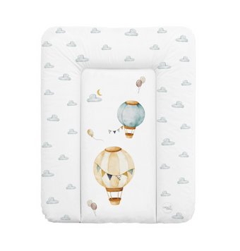Повивальний матрац Cebababy 50x70 Basic W-143-000-734, Balloons, білий