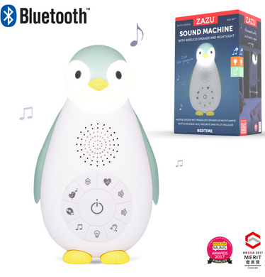 ЗОЄ Пінгвіня - Музичний нічник з Bluetooth колонкою та автоматичним відключенням (синій)