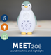 ЗОЕ Пингвиня – музыкальный ночник с Bluetooth колонкой и автоматическим отключением (синий)