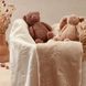 М'яка ковдра з зайчиком кремова 75x100см. BabyOno 1567/0