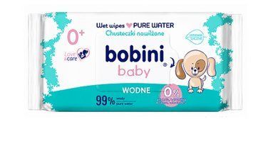 Вологі серветки Bobini Pure Water 99% води 60 шт. арт.31607