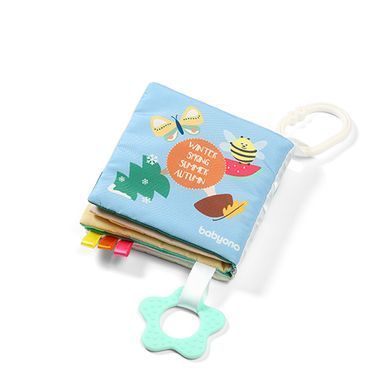 Розвиваюча м'яка книжечка "Пори року" /"Babyono"