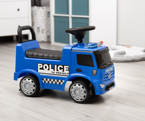 Машинка для катання Caretero (Toyz) Mercedes Поліція Blue