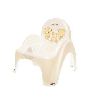Горщик крісло Tega MS-012 Ведмедик MS-012-118, white perla, білий