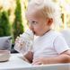 Кружка-непроливайка BabyOno з обтяженою соломинкою 270 мл Ведмедик бежева (арт. 1728/02)