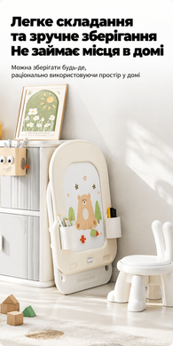 Дошка для малювання 2 в 1 Kivibaby з LCD екраном арт. JYHB-011 gray
