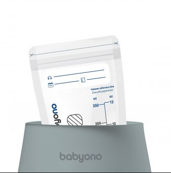 Електричний підігрівач BabyOno NATURAL "2 в 1" з дисплеєм та функцією стерилізації та розморозки (Сірий)