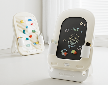 Дошка для малювання 2 в 1 Kivibaby з LCD екраном арт. JYHB-011 gray