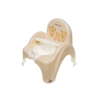 Горщик крісло Tega MS-012 Ведмедик MS-012-118, white perla, білий