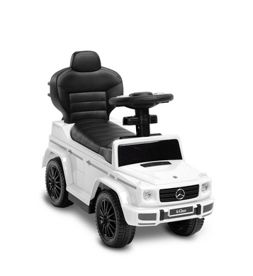 Машинка для катання Caretero (Toyz) Mercedes G350 D з батьківською ручкою Black