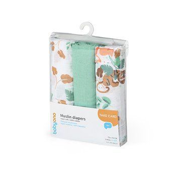 Муслінові пелюшки бавовняні 70х70см. 3шт. Babyono 348/0
