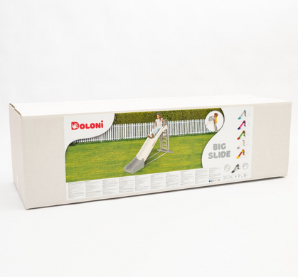 Дитяча гірка Doloni 240 см арт. 014550/23 бежево мятна