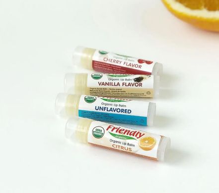 Органічний бальзам для губ Friendly Organic без запаху 4,25 гр