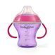 Чашка-непроливайка Babyono Natural Nursing з м&rsquo;яким носиком 180 мл Рожевий арт.1456/02