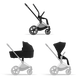 Шассі Cybex Priam & каркас LS RBA Chrome Black
