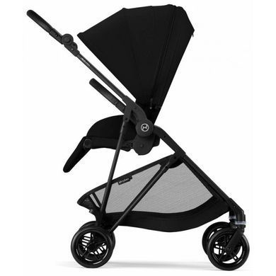 Коляска Cybex Melio Carbon Stormy Blue (з бампером)