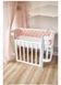 Бампер - косичка Twins 4-х прядна подвійна 240 см 2020-K4-2-240P-24, powder pink