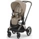 Коляска 2 в 1 Cybex Priam 4.0 Rose Gold Simply Flowers Pink