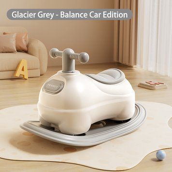 Толокар-гойдалка 2 в 1 Kivibaby HSC-005 gray white