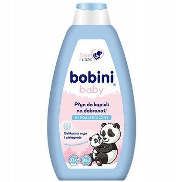 Дитячий гель для купання перед сном гіпоалергений, 500 мл. ( 0+ ) "Bobini" 44911