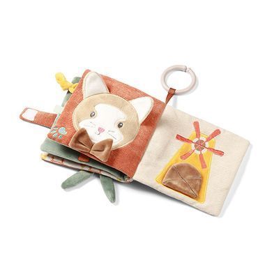 М&rsquo;яка книжечка Babyono Корівка Бінго 15 &times; 15 см арт.1690