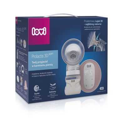 LOVI Молоковідсмоктувач електричний 2-фазний Prolactis 3D Soft