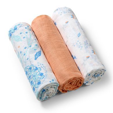 Муслінові пелюшки бавовняні 70х70см. 3шт. Babyono 348/0