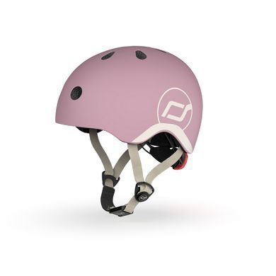 Шолом захисний дитячий Scoot and Ride, сіро-синій, з ліхтариком, 45-51см