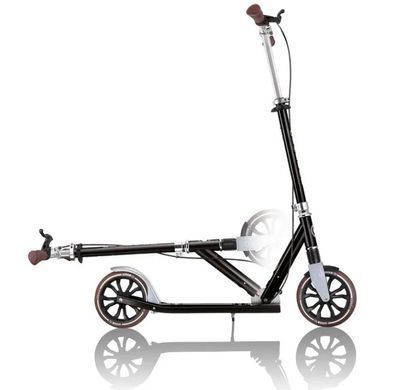 Самокат GLOBBER серії NL205 DELUXE, з ручним гальмом, чорний, 100кг, 8+