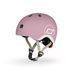 Шолом захисний дитячий Scoot and Ride, сіро-синій, з ліхтариком, 45-51см