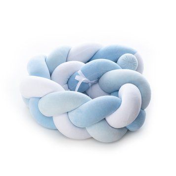Бампер - косичка Twins 3-х прядна 240 см 2020-K3-240-01, white, білий