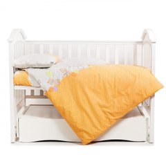 Сменная постель 3 эл. Twins Comfort 3051-C-021, Горошки оранжевые, оранжевый
