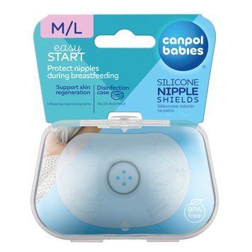 Насадка на сосок Canpol babies стандартна "M\L" EasyStart 2 шт. 18/603