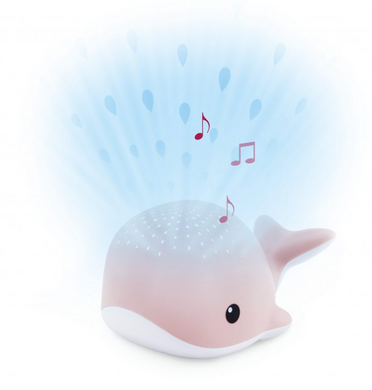 ВОЛЛІ КИТ – Проектор крапель води із заспокійливими мелодіями (рожевий)