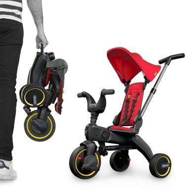 Складний триколісний велосипед Doona Liki Trike S3 / Slate green (Forest grey)