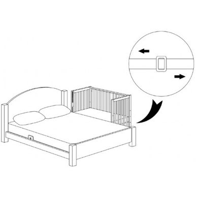 Система крепления приставной кроватки "Верес"