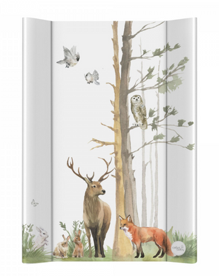 Повивальна дошка Cebababy 50x70 Basic W-206-000-723, Wild, сірий