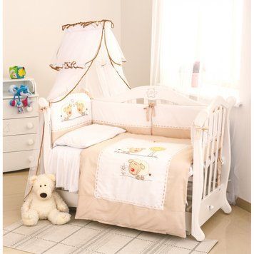 Постільний комплект 6 ел Twins Evo Овечки 4073-A-030, beige, білий/беж