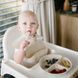 Мисочка силіконова з присоскою на три секції (Рожевий) "BabyOno" арт.1482/02
