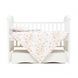 Змінна постіль 3 ел Twins Romantic Spring collection 3024-RS-101, Butterfly coral, кораловий/сірий