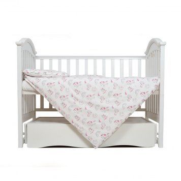 Змінна постіль 3 ел Twins Comfort line 3054-C-066, Єдиноріг, рожевий