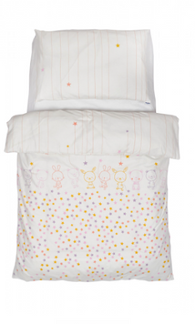 Постільний комплект 5 ел Twins Organic Line Animals Mint