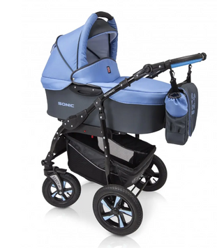 Коляска 3 в 1 Verdi Sonic 9023-VS-06, 06, фіолетовий