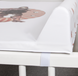 Повивальна дошка Cebababy 50x70 Basic W-206-000-735, Bulldog, білий