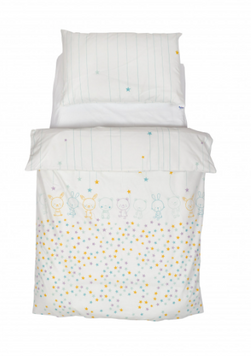 Постільний комплект 5 ел Twins Organic Line Animals Mint