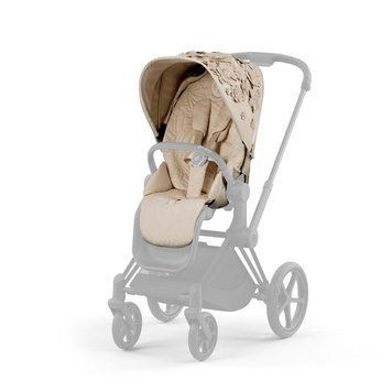 Чохол тканинний для прогулянкового блоку Cybex Priam Simply Flowers Beige