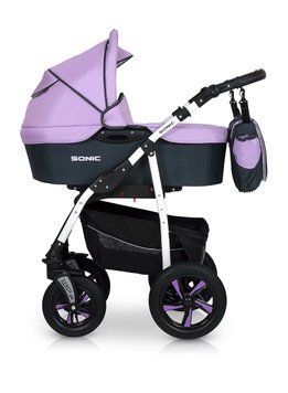 Коляска 3 в 1 Verdi Sonic 9023-VS-06, 06, фіолетовий